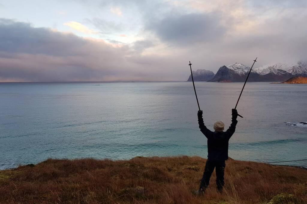 Lofoten- Enjoy The Nature-With A Beautiful Beach Napp Ngoại thất bức ảnh